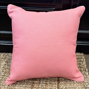Ballard designs pink peony custom linen 18”Throw Pillow